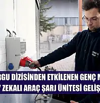 Bilim kurgu dizisinden etkilenen genç mühendis, yapay zekalı araç şarj ünitesi geliştirdi