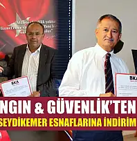 BKA Yangın & Güvenlik'ten Fethiye ve Seydikemer Esnaflarına İndirim