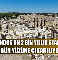 Blaundos'un 2 bin yıllık stadyumu gün yüzüne çıkarılıyor