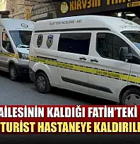 Böcek ailesinin kaldığı Fatih'teki otelde 2 turist hastaneye kaldırıldı