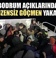 Bodrum açıklarında 39 düzensiz göçmen yakalandı
