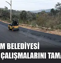 Bodrum Belediyesi Asfalt Çalışmalarını Tamamladı