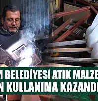 Bodrum Belediyesi Atık Malzemeleri Yeniden Kullanıma Kazandırıyor