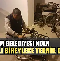 Bodrum Belediyesi'nden engelli bireylere teknik destek