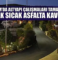 Bodrum'da altyapı çalışmaları tamamlandı, sokak sıcak asfalta kavuştu