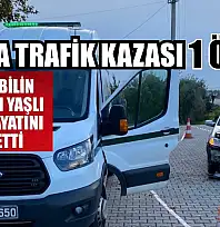 Ula'da trafik kazası: 1 ölü