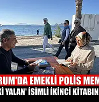 Bodrum'da emekli polis memuru 'Aynadaki Yalan' isimli ikinci kitabını çıkardı