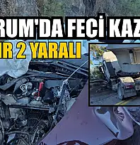Bodrum'da feci kaza: 1'i ağır 2 yaralı