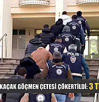 Bodrum'da kaçak göçmen çetesi çökertildi: 3 tutuklama
