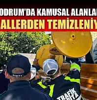 Bodrum'da kamusal alanlar işgallerden temizleniyor