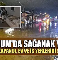 Bodrum'da sağanak yağış: Yollar kapandı, ev ve iş yerlerini su bastı