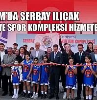 Bodrum'da Serbay Ilıcak Kültür ve Spor Kompleksi hizmete açıldı