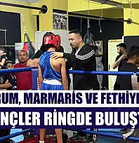 Bodrum, Marmaris ve Fethiye'den Gençler Ringde Buluştu