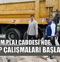 Bodrum Plaj Caddesi'nde 2. etap çalışmaları başladı