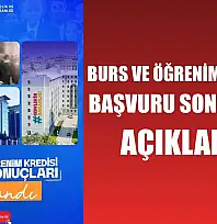 Burs ve öğrenim kredisi başvuru sonuçları açıklandı