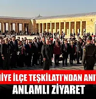 CHP Fethiye İlçe Teşkilatı'ndan Anıtkabir'e Anlamlı Ziyaret