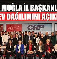 CHP Muğla İl Başkanlığı Görev Dağılımını Açıkladı