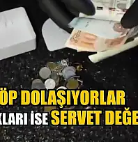 Çöp çöp dolaşıyorlar, buldukları ise servet değerinde