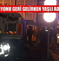 çöp kamyonu geri gelirken yaşlı adamı ezdi