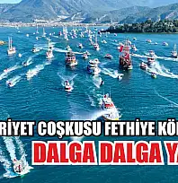Cumhuriyet Coşkusu Fethiye Körfezi'nde dalga dalga yayıldı