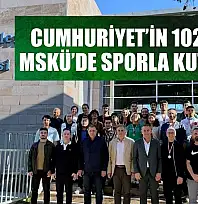 Cumhuriyet'in 102. yılı MSKÜ'de sporla kutlandı