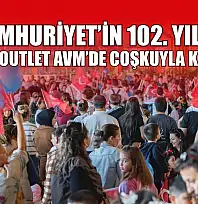 Cumhuriyet'in 102. yılı Rüya 48 Outlet AVM'de coşkuyla kutlandı