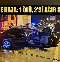 D-100'de kaza: 1 ölü, 2'si ağır 3 yaralı