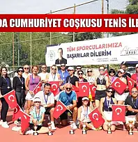 Dalaman'da Cumhuriyet coşkusu tenis ile kutlandı