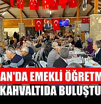 Dalaman'da emekli öğretmenler kahvaltıda buluştu