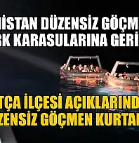 Datça ilçesi açıklarında 32 düzensiz göçmen kurtarıldı