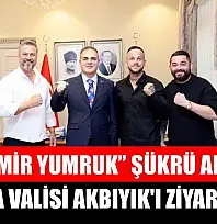 'Demir Yumruk' Şükrü Altay, Muğla Valisi Akbıyık'ı ziyaret etti