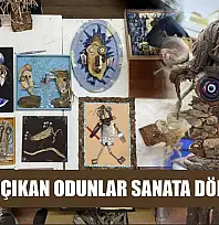 Denizden çıkan odunlar sanata dönüşüyor