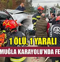 Denizli–Muğla Karayolu'nda Feci Kaza: 1 Ölü, 1 Yaralı