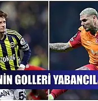 Derbinin golleri yabancılardan