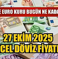 Dolar ve Euro Kuru bugün ne kadar oldu?  27 Ekim 2025 güncel döviz fiyatları