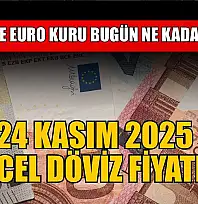 Dolar ve Euro kuru bugün ne kadar oldu?  24 Kasım 2025 güncel döviz fiyatları