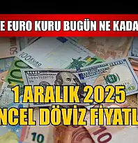 Dolar ve Euro kuru bugün ne kadar oldu?  1 Aralık 2025 güncel döviz fiyatları