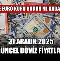 Dolar ve Euro kuru bugün ne kadar oldu?  31 Aralık 2025 güncel döviz fiyatları