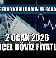 Dolar ve Euro kuru bugün ne kadar oldu?  2 Ocak 2026 güncel döviz fiyatları