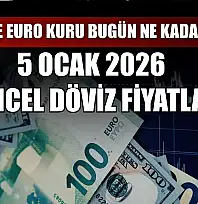 Dolar ve Euro kuru bugün ne kadar oldu?  5 Ocak 2026 güncel döviz fiyatları