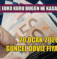 Dolar ve Euro kuru bugün ne kadar oldu? 20 Ocak 2026 güncel döviz fiyatları