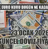 Dolar ve Euro kuru bugün ne kadar oldu?  23 Ocak 2026 güncel döviz fiyatları