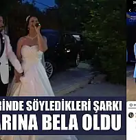 Düğünlerinde söyledikleri şarkı başlarına bela oldu