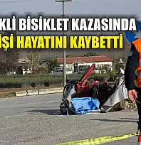 Elektrikli Bisiklet Kazasında Bir Kişi Hayatını Kaybetti