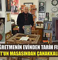 Emekli öğretmenin evinden tarih fışkırıyor: II. Mahmut'un masasından Çanakkale kılıcına