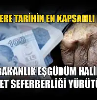 Emeklilere tarihin en kapsamlı desteği