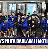 Esenköyspor'a Baklavalı Motivasyon