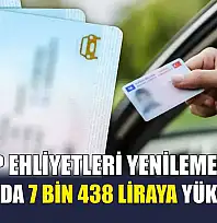 Eski tip ehliyetleri yenileme ücreti 1 Kasım'da 7 bin 438 liraya yükselecek