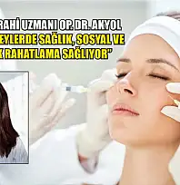 Estetik Cerrahi Uzmanı Op. Dr. Akyol: 'Estetik bireylerde sağlık, sosyal ve psikolojik rahatlama sağlıyor'