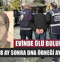 Evinde ölü bulunmuştu: Cinayeti 8 ay sonra DNA örneği aydınlattı